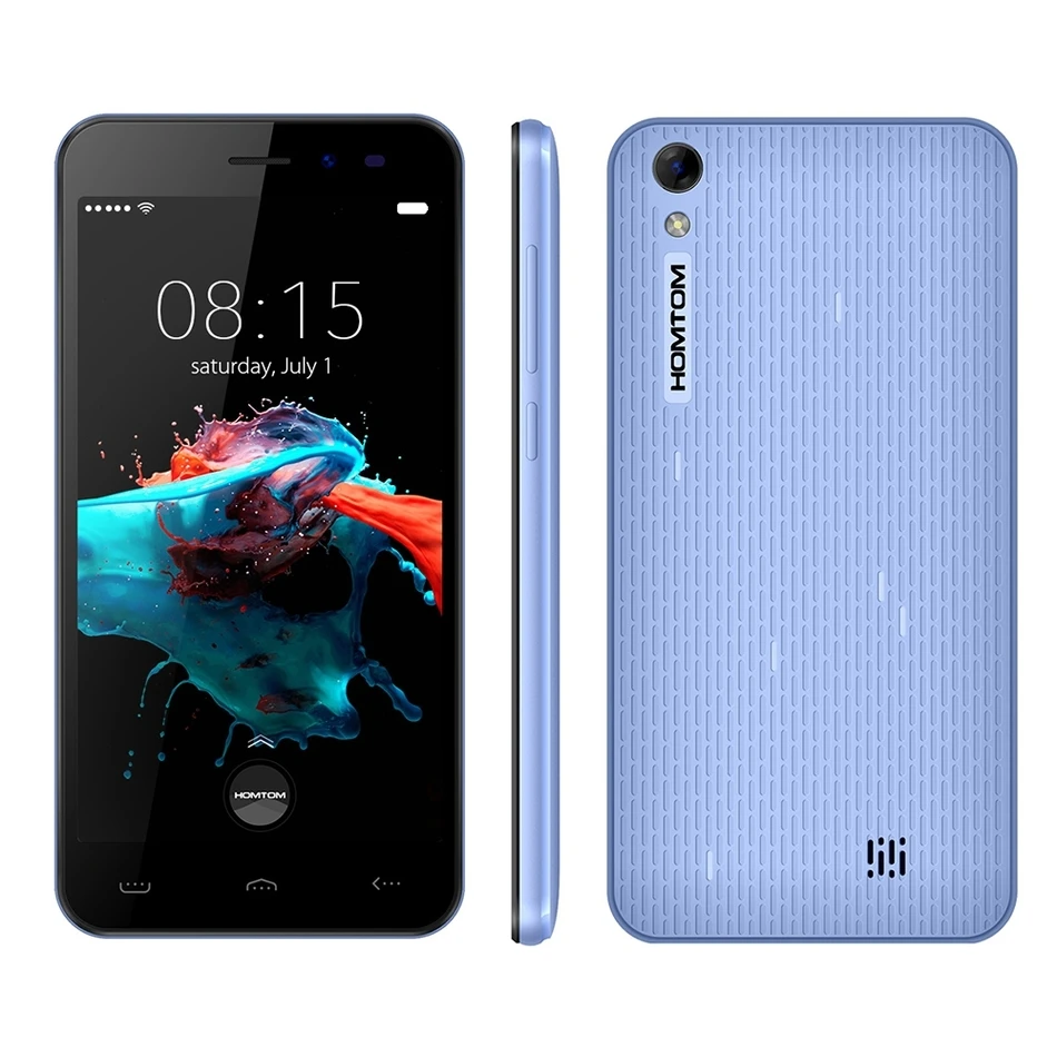 HOMTOM HT16 мобильный телефон 5 дюймов HD 1280x720 ips MTK6580 4 ядра Android 6 0 1 ГБ Оперативная