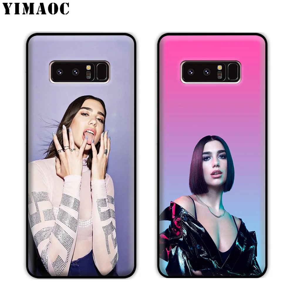 YIMAOC Dua Lipa DuaLipa Soft Silicone Case for Samsung Galaxy Note 10 Plus 9 8 A9 A8 A6 2018 A5 A3 2017 2016 |