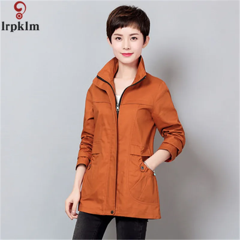 Армейский зеленый короткий плащ женское повседневное винтажное базовое пальто