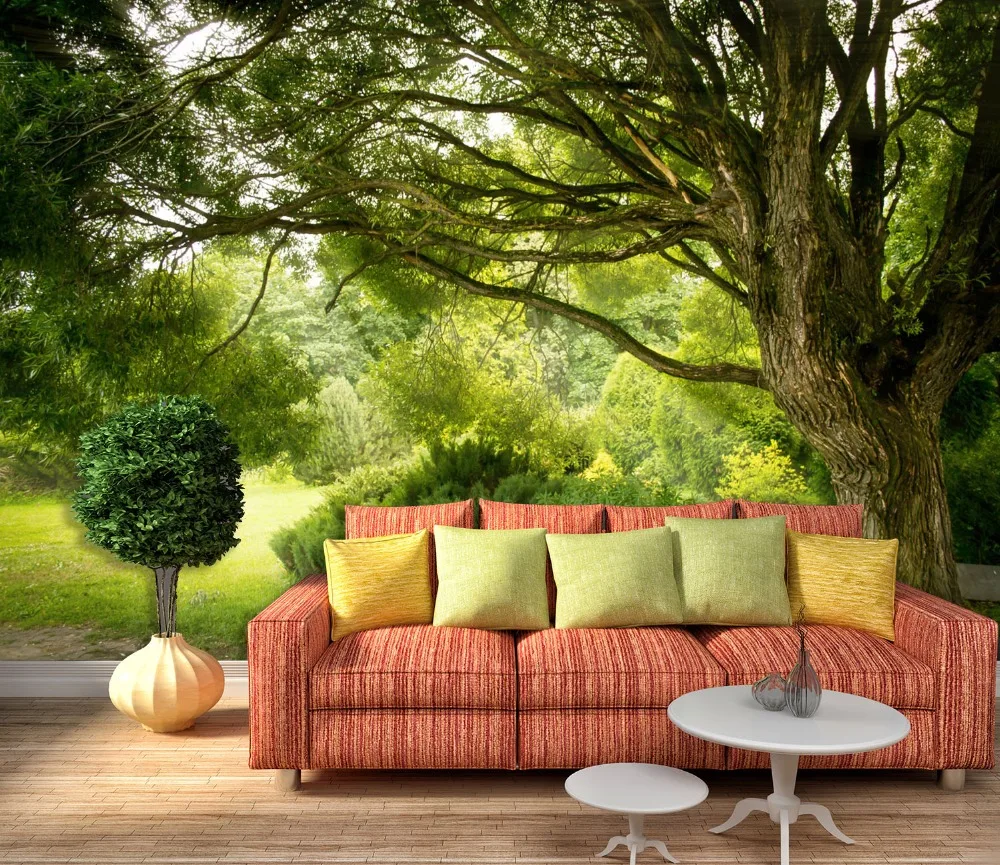 

[Self-Adhesive] 3D Big Tree And Small Tree 12 Wall Paper mural Wall Print Decal Wall Murals