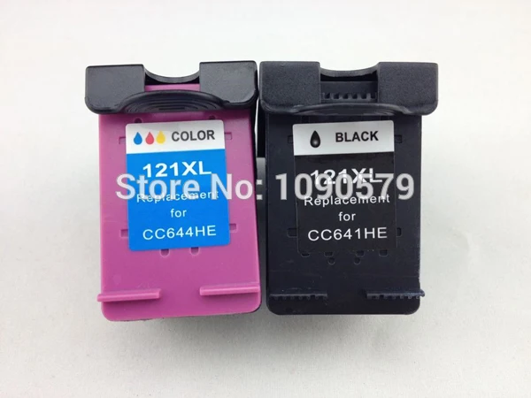 Восстановленный картридж с чернилами CC641HE CC644HE для HP121 121XL DeskJet F2560 2568 4280 4288 PS C4680 C4650
