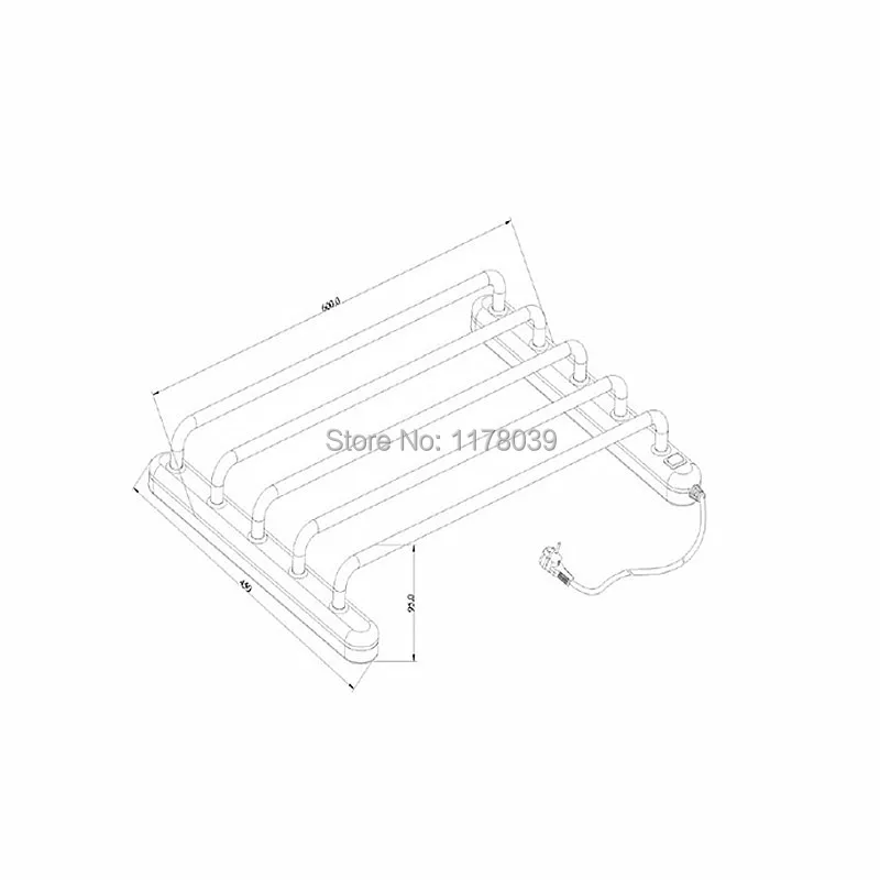 Регулируемая Белая вешалка для полотенец 90 Вт настенный подогреватель держатель