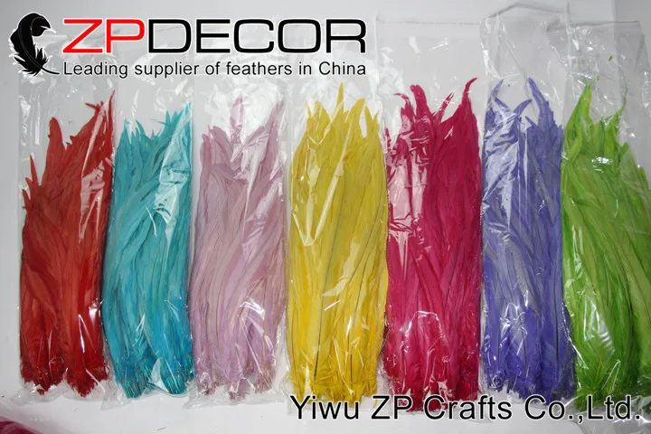 ZPDECOR шт./лот 100 35-40 см(14-16 дюймов) достаточный запас цветов петух хвост перья для карнавала украшения