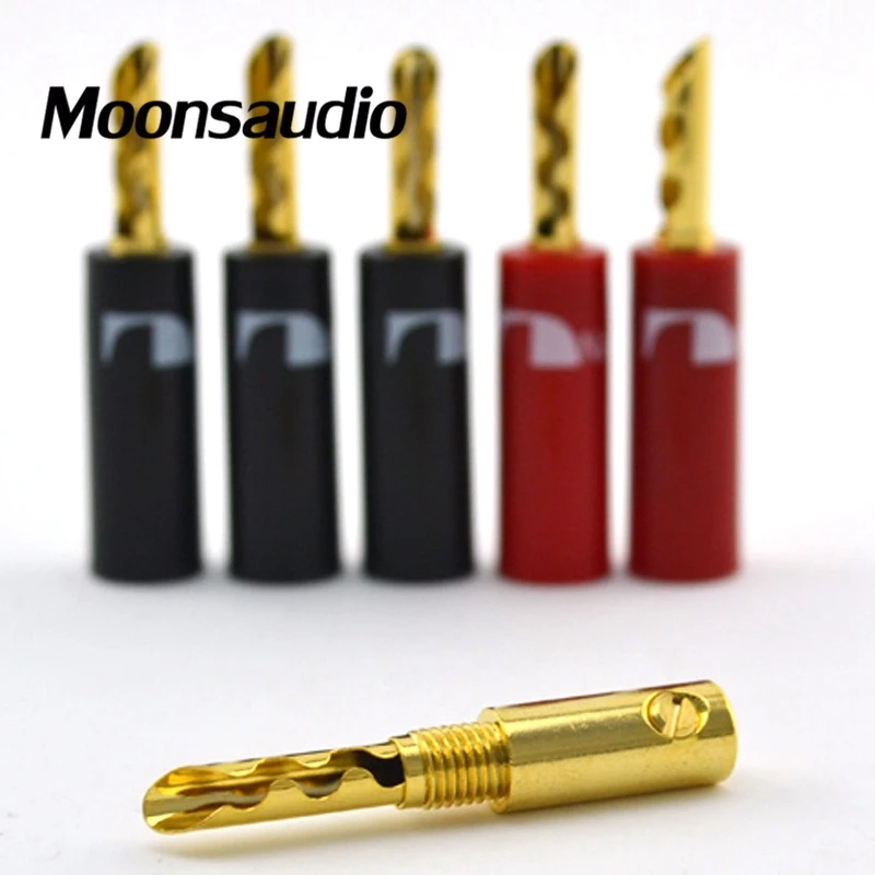 500 шт. Nakamichi BFA разъем типа банан позолоченный спикер Кабельный разъем|plug connector|plug