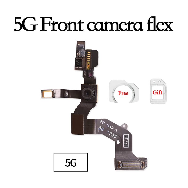 1 шт. новое кольцо-держатель для передней камеры для iPhone 5 5S 5C 6S 6 Plus фронтальная камера объектив правый датчик приближения гибкий кабель