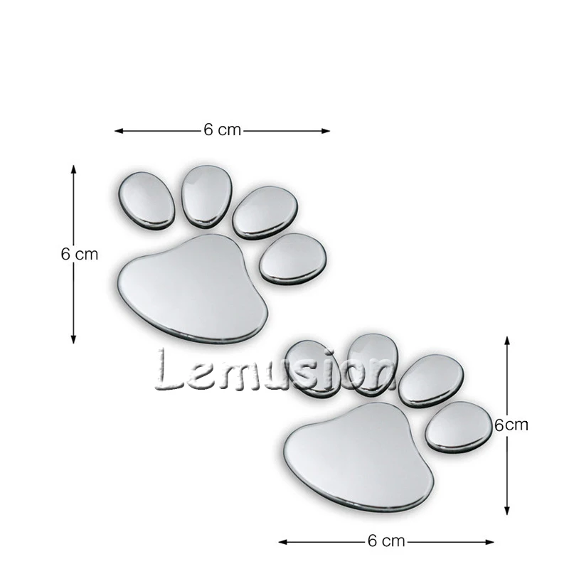 2X Car Styling Bear Paw Stickers for Peugeot 307 206 207 407 508 2008 406 Volvo XC60 S60 XC90 V70 Lada Granta Vesta Kalina 2017 |