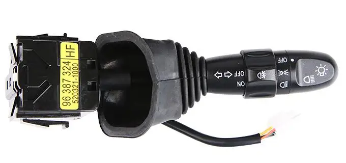 Белый Capqx для Buick Excelle 2004-2007 автомобильный ветровик, дождевик стеклоочистителя сигнала поворота светорегулятор передней фары рычаг управления стебель переключатель кнопка - Цвет: Белый