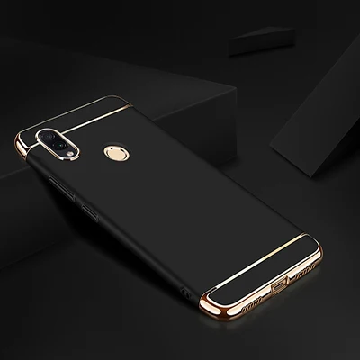 Роскошный чехол с покрытием для Xiaomi Redmi 4X 4A Note 6 Pro, жесткий чехол на заднюю панель для Redmi Note 7 Pro Redmi S2 6A 6 Pro, чехол для телефона - Цвет: Black