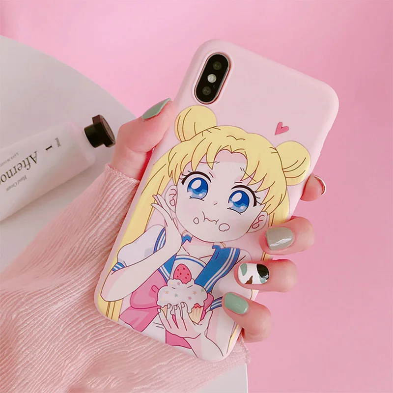 Милый чехол для телефона Sailor Moon для huawei P20 lite mate 20 Pro smart P30 mate 30 для Honor 8x 7a y9 Nova 3 4 5 мягкий чехол для девочек