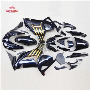 ABS обтекатель КУЗОВ набор для Kawasaki Ninja ZX14R 2012-2013- ZX-10R - Цвет: Fairing set