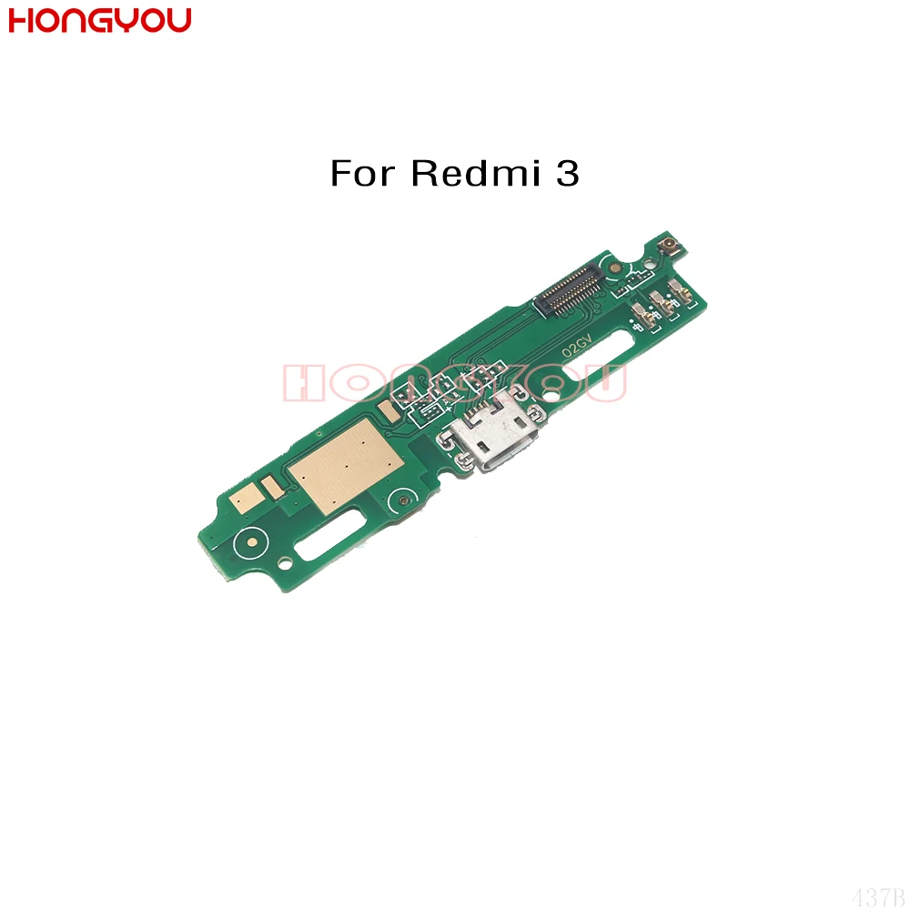 50 шт./лот для Xiaomi Redmi 3 S USB зарядка док станция разъем зарядки разъема гибкий