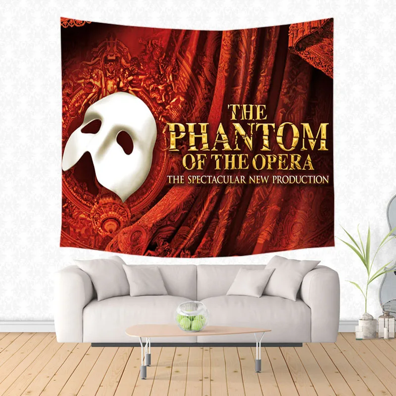 Музыкальный фантомный узор оперы гобелен декоративный настенный подвесной