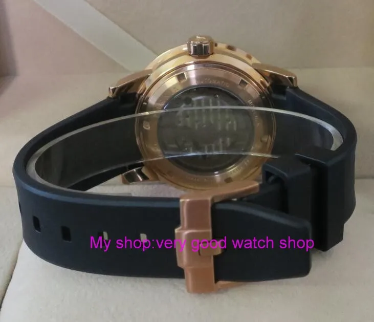 Часы мужские механические с автоподзаводом и сапфировым стеклом 42 мм | Наручные