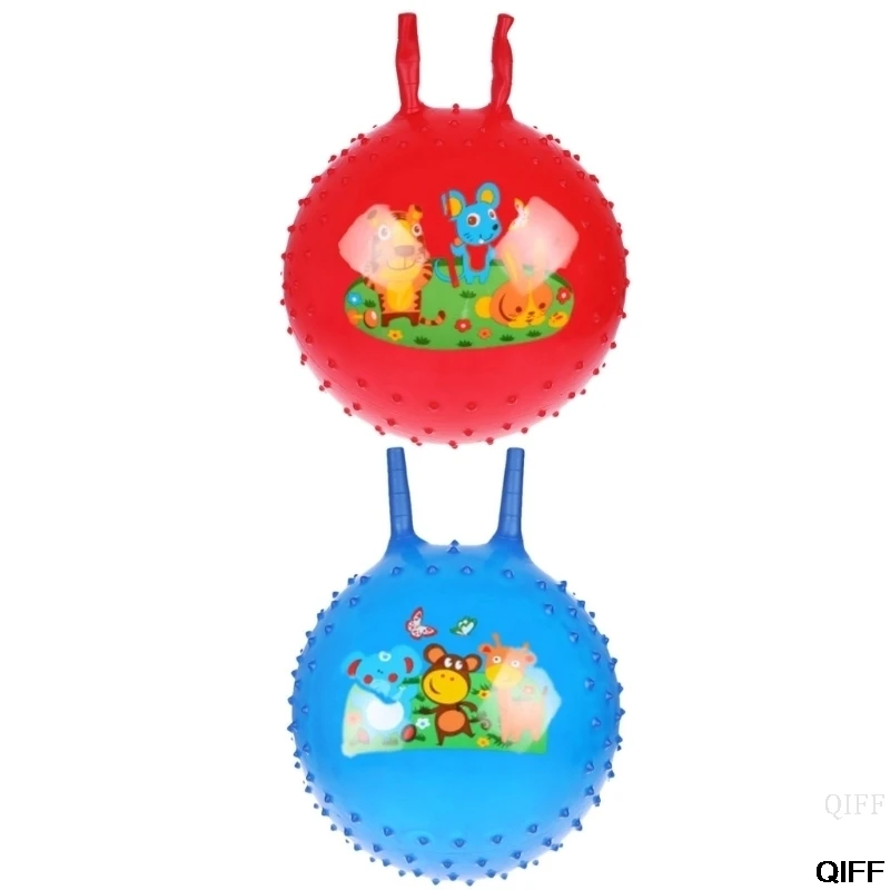 Новый 18 &quotмассажный надувной прыжок мяч Хоппер ретро с ручкой подарок|Мячики| |