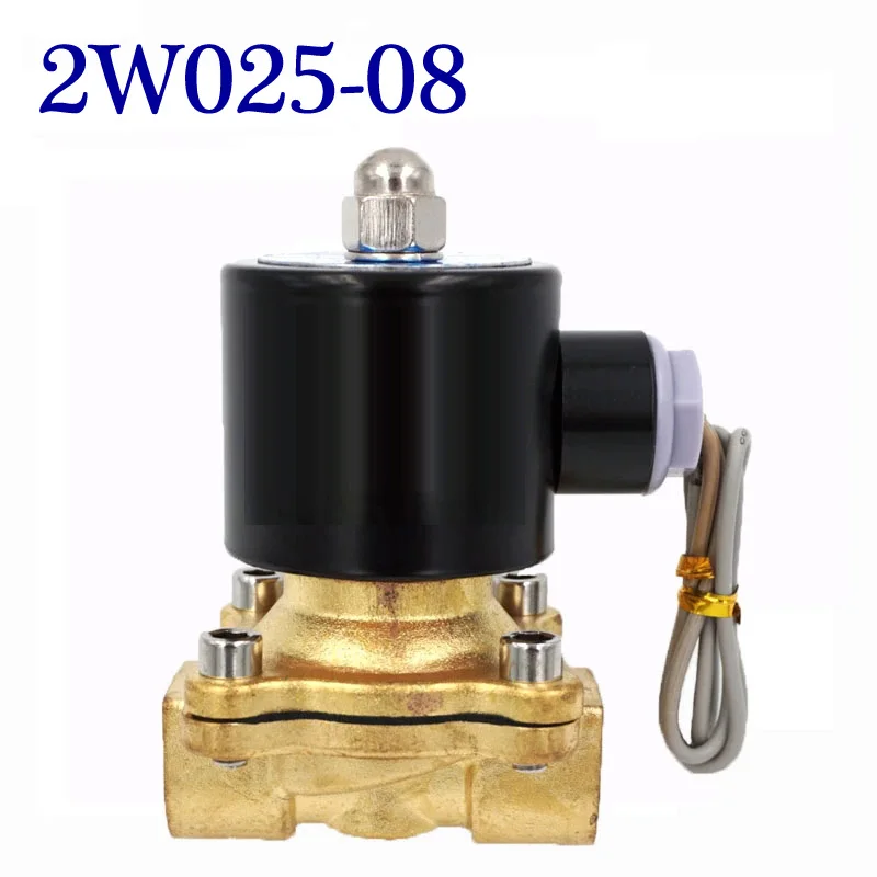 G1/4 &quotразмер 2W025 08 вода масло воздушный Газ Нормально закрытый клапан 1/4&quot AC220V DC12V