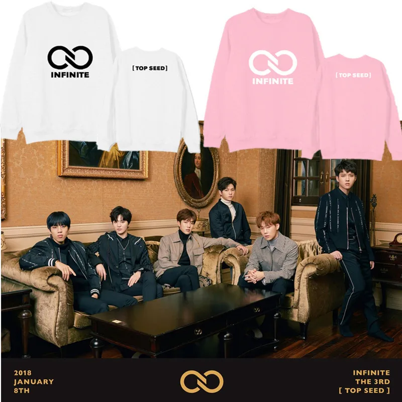 Kpop INFINITE возвращается к альбом Топ семян же пункт рубашки обувь для мужчин и