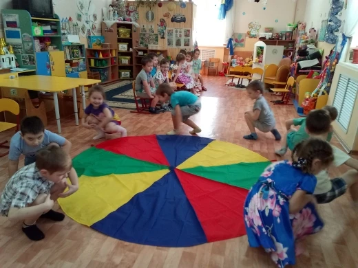 BOHS Радужный парашют зонтик игрушка спортивный детский сад открытый командная