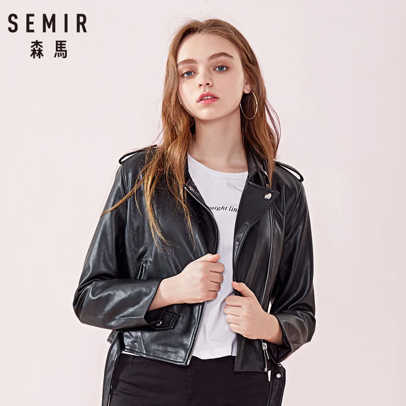 SEMIR Женская куртка с капюшоном принтом женская на молнии верхняя ветровка