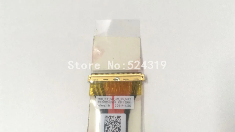Новый ноутбук ЖК дисплей кабель для Dell E6520 DC02C002W00 008PT7 FHD низковольтной