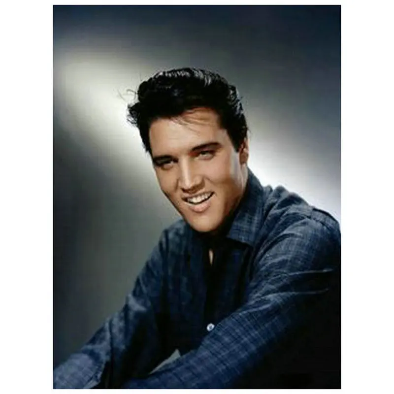 Алмазная 5D мозаика Elvis Presley картина с портретом иконы полноформатная круглая