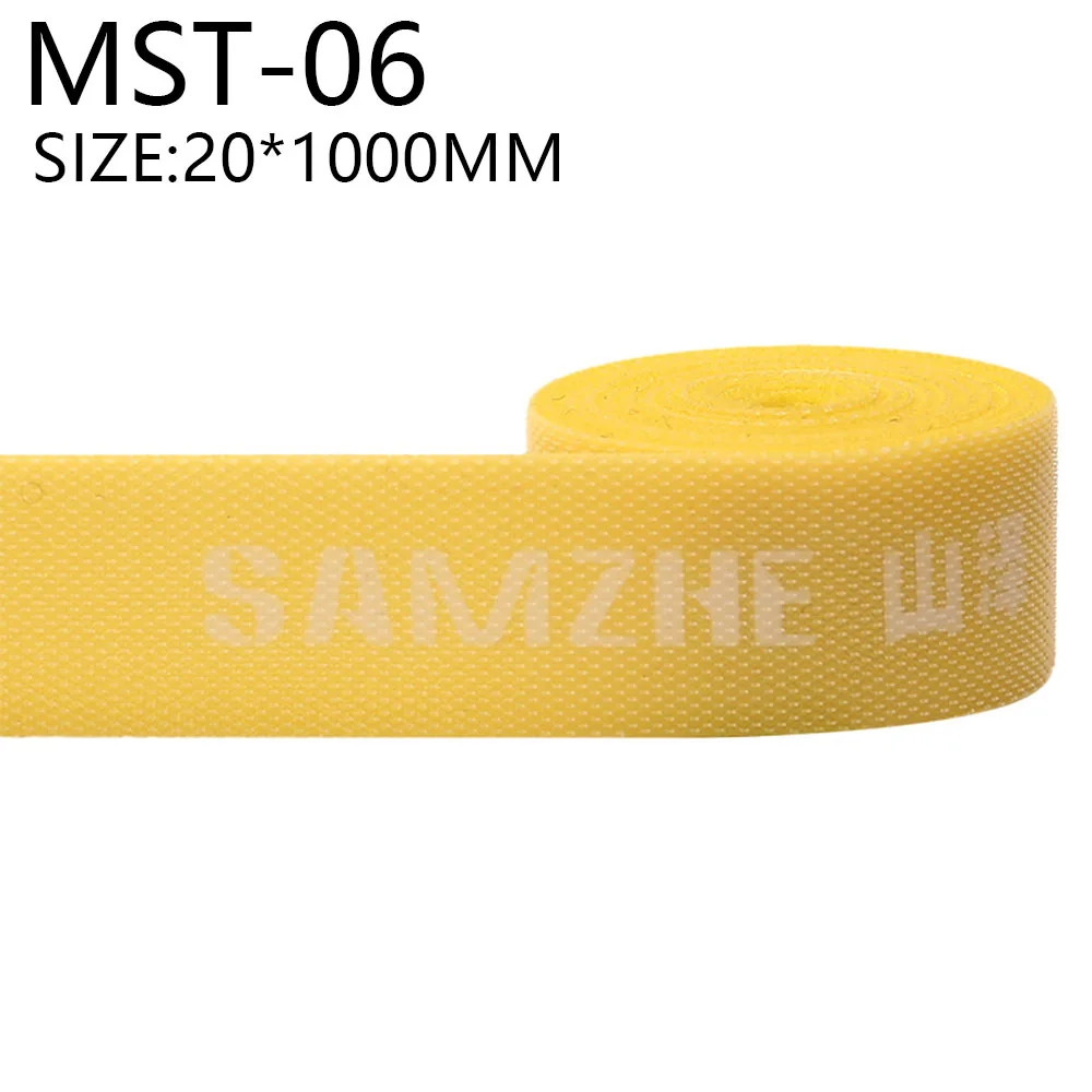 MST-06(20x1000mm) SAMZHE нейлоновые кабельные стяжки Winder Ethernet наушники мышь мобильный телефон кабельные стяжки многоразовые крепления провода Организатор Галстуки - Цвет: MST-06(20x1000mm)