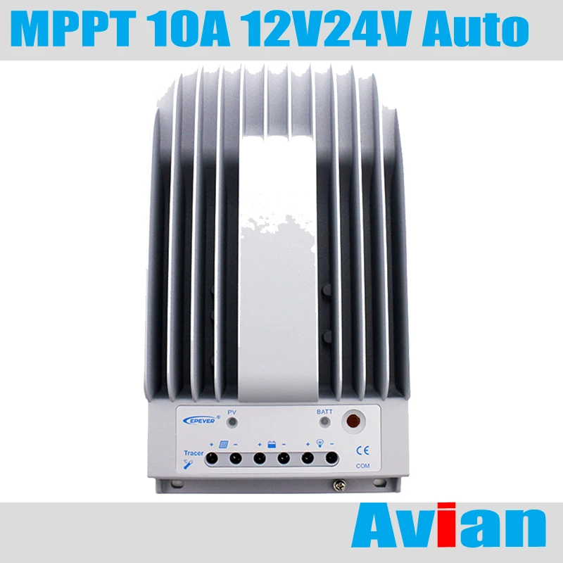 Epever 10А MPPT Солнечный контроллер 12В/24В Авто Новый Tracer1215BN с алюминиевым дизайном wifi