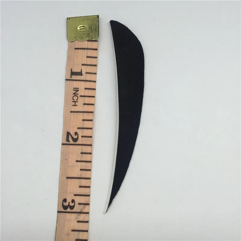 ONTFIHS 100 шт 3 &quot4&quot 5 &quotкапли воды щит черный стрельба из лука перо охота и стрела