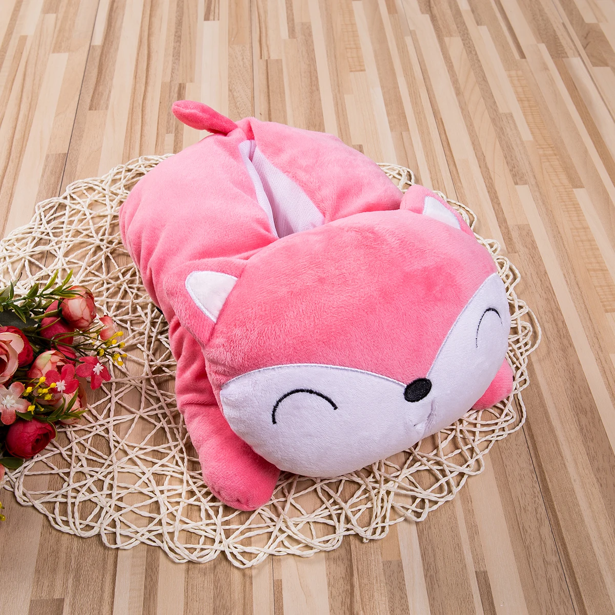Little fox 1 шт. Милая кукольная коробка для салфеток, чехол для туалетной бумаги, держатель для салфеток, домашний декор для автомобиля - Название цвета: Little fox