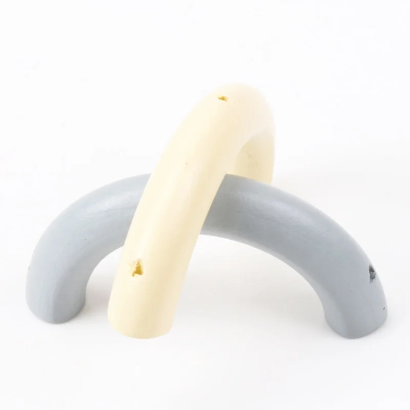 80x40mm 1pcs Natural Curved long tub Wooden unfinished geometric Spacer Beads For Jewelry making Handmake DIY Mix color KL149-RH | Украшения