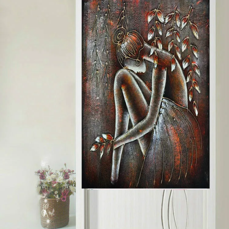 

Nice Curtains Modern Abstract Painting Sudden Self Series Door Curtain One-piece Type Partition Household Geomantic Curtain 85x1
