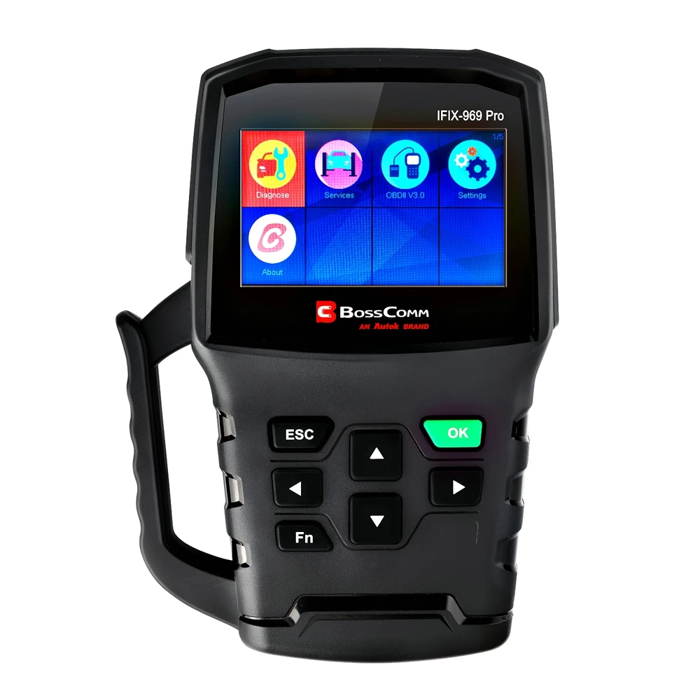Autek IFIX969 pro OBD2 сканер полный Системы устройство автодиагностики двигателя подушка