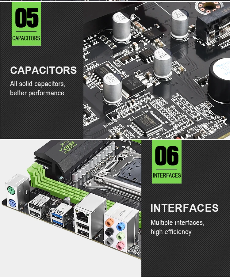 JINGSHA X79 Turbo материнская плата LGA2011 ATX USB3.0 SATA3 PCI-E NVME M.2 SSD поддержка памяти REG ECC и процессор Xeon E5