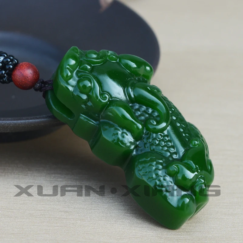Прямая поставка мужские ожерелья с кулоном Greeb Jades PIXIU подвеска на удачу подарок