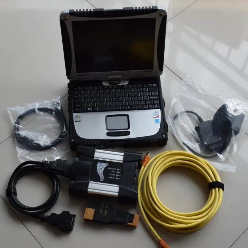 

2021 for Bmw Diagnostic Scanner Icom Next with Software Hdd 500gb / SSD 720GB Ista Expert Mode Laptop CF19 Touch Ready to Work