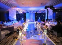 1 2m width super shiny wedding mirror carpet silver wedding carpet runner 10meterlot t stage aisle carpet