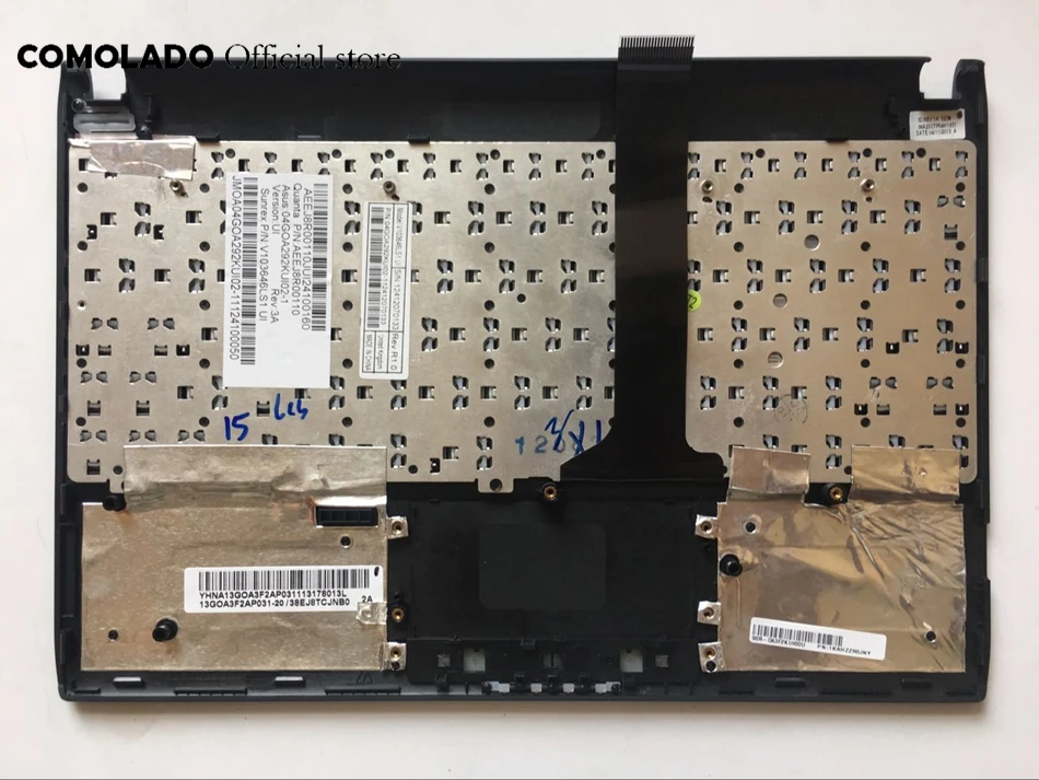 RU Русская клавиатура для ASUS Eee pc 1025 1025C 1025CE с черной рамкой черными клавишами