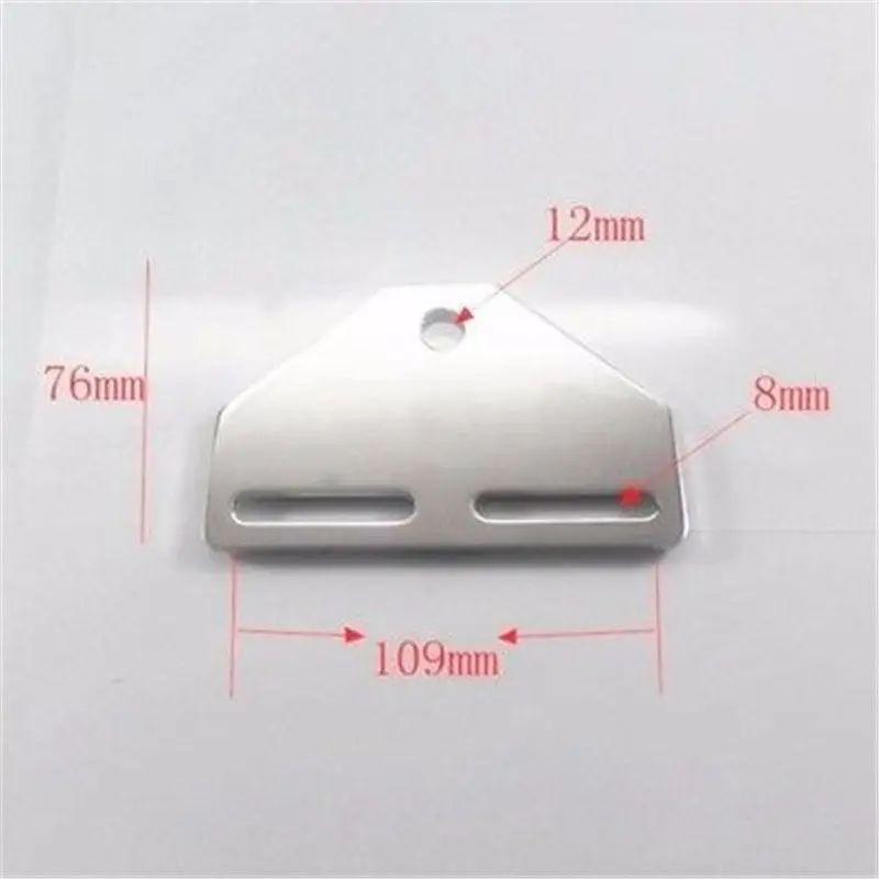Black Motorbike Bottom Mount Headlight Bracket Adapter Cruiser Chopper Touring |