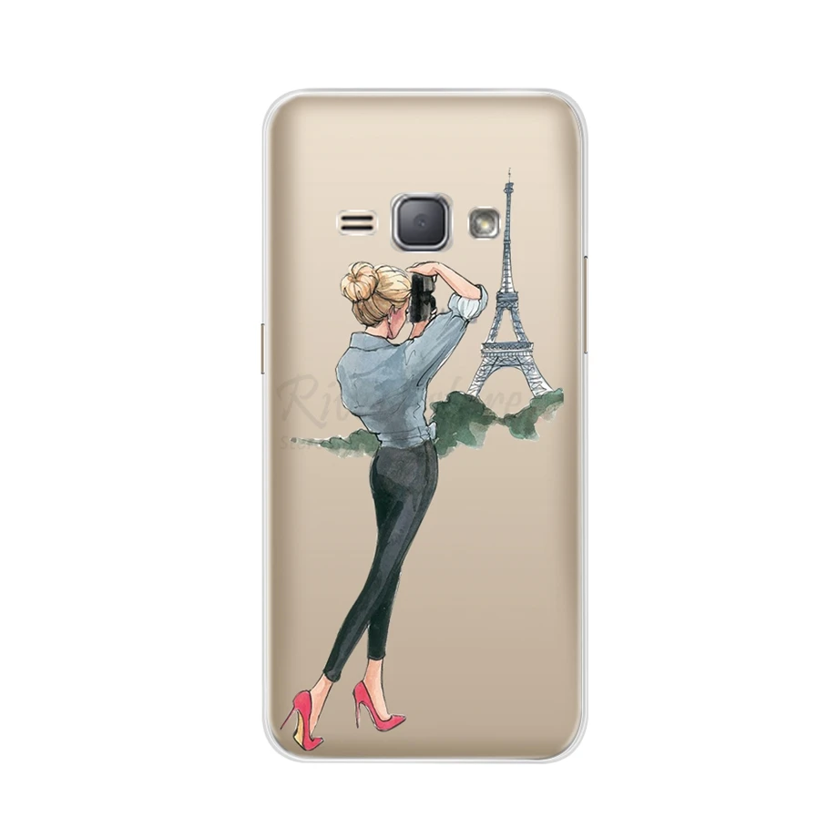 Силиконовые ТПУ чехлы для Samsung Galaxy J1 6 мягкий прозрачный чехол J120 J120F J120H задняя крышка для Samsung J1 чехол для телефона