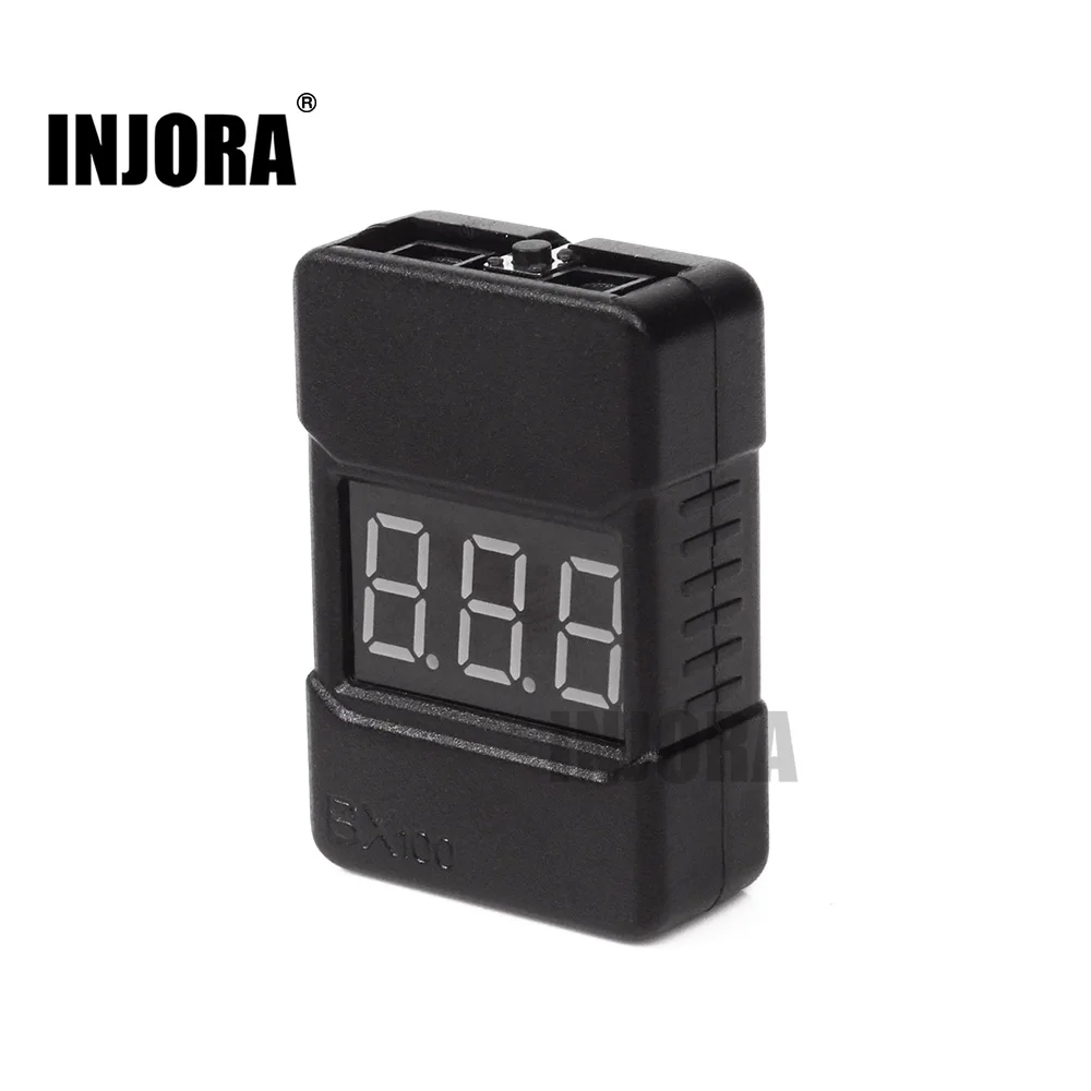 Индикатор напряжения INJORA BX100 1 8S измеритель низкого на аккумуляторах|Детали и