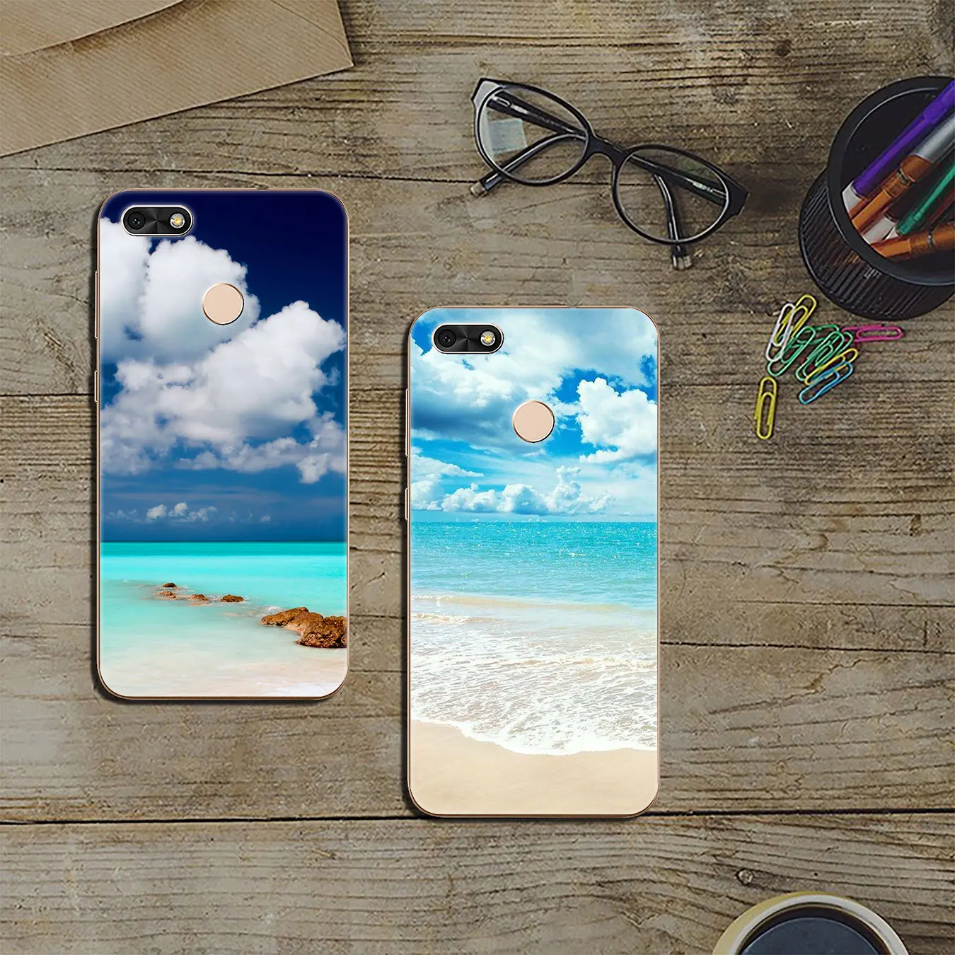 Твердый чехол для телефона Lavaza Clear Sea Sky Sandy beach Huawei Mate 30 10 20 Pro Lite Y6 Prime Nova 5I 4 3i 3 2i 2
