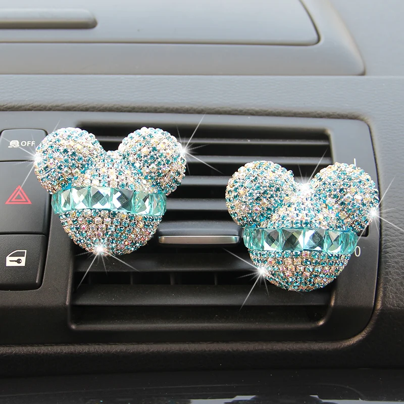 Освежитель воздуха со стразами для стайлинга автомобиля автомобильный