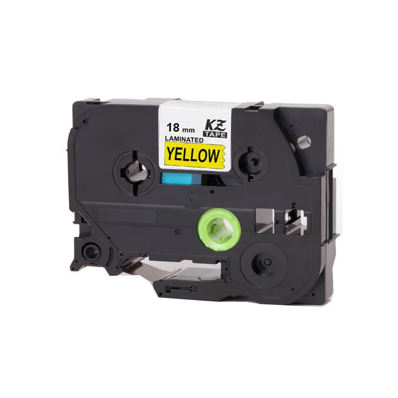 5pcs compatible TZe S641 tz tz-S641 TZE-S641 black on yellow laminated strong adhesive tape for brother label printer | Компьютеры и
