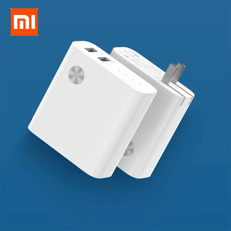 Оригинальный XIAOMI 2в1 внешний аккумулятор и быстрое настенное зарядное устройство