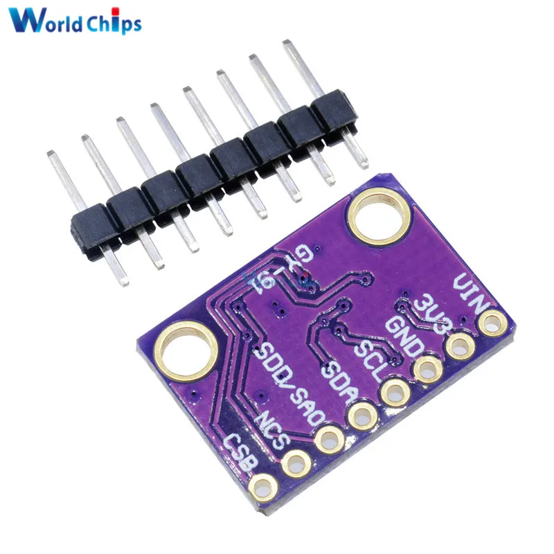 1 комплект I2C/IIC SPI гироскоп Компас с ускорением и MPU9250 BMP280 9 осями Модуль платы