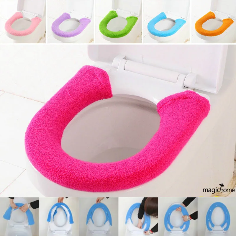 Wc теплый кашемировый чехол для унитаза с пряжкой Toalete Badkamer Matten набор коврик