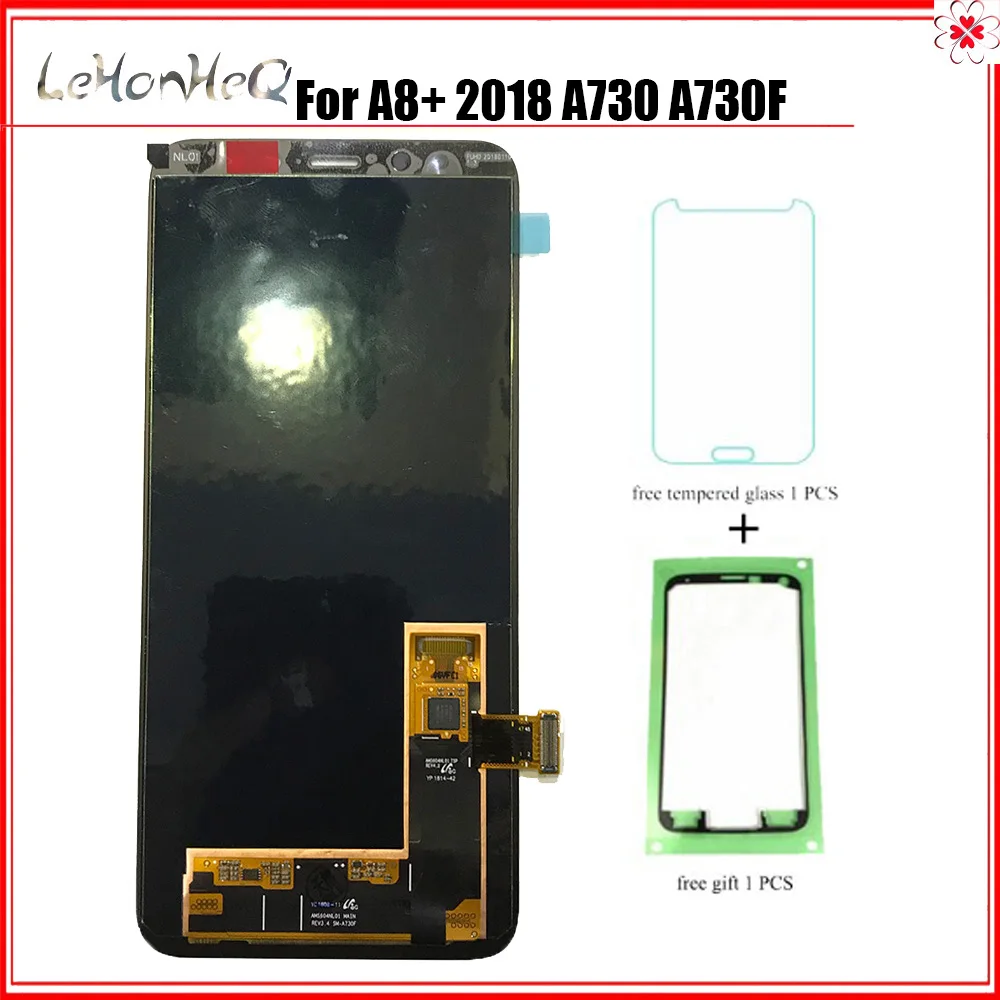 Тест супер AMOLED lcd для samsung Galaxy A8 Plus 2018 A730 дисплей сенсорный экран дигитайзер A730F