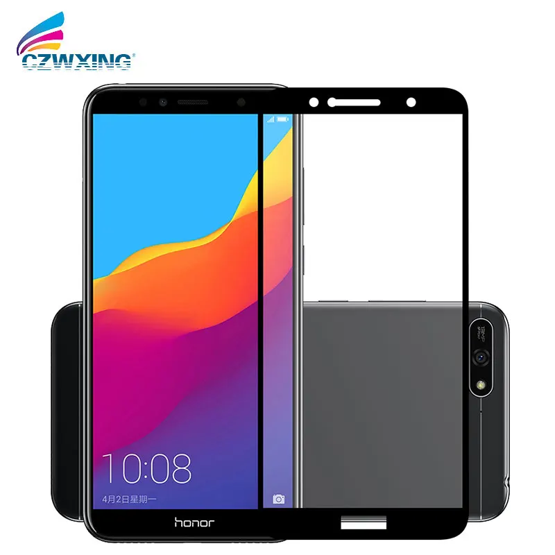 Закаленное стекло для Huawei Y6 Prime 2018 Защита экрана искусственное фото защитное с