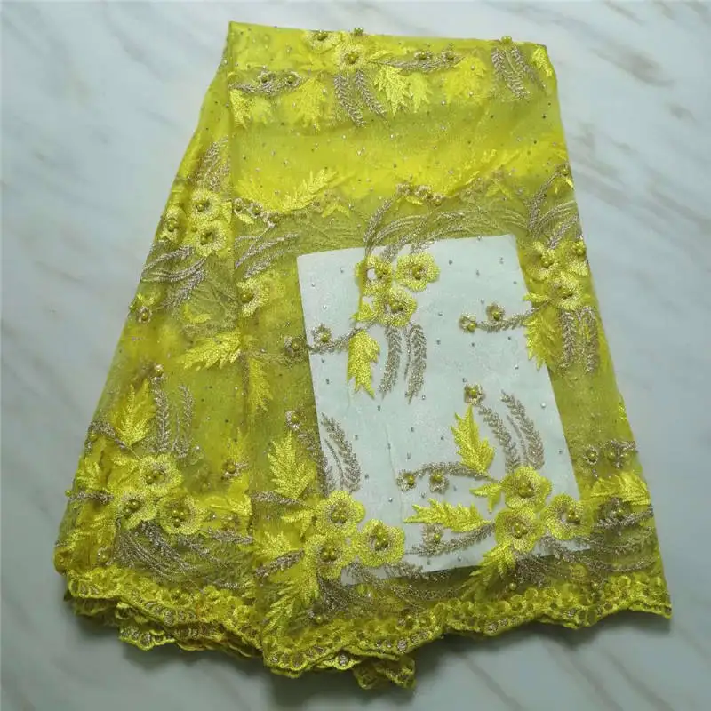 African tulle lace fabric multi color design pink embroidered new coming nigerian french net juan | Дом и сад