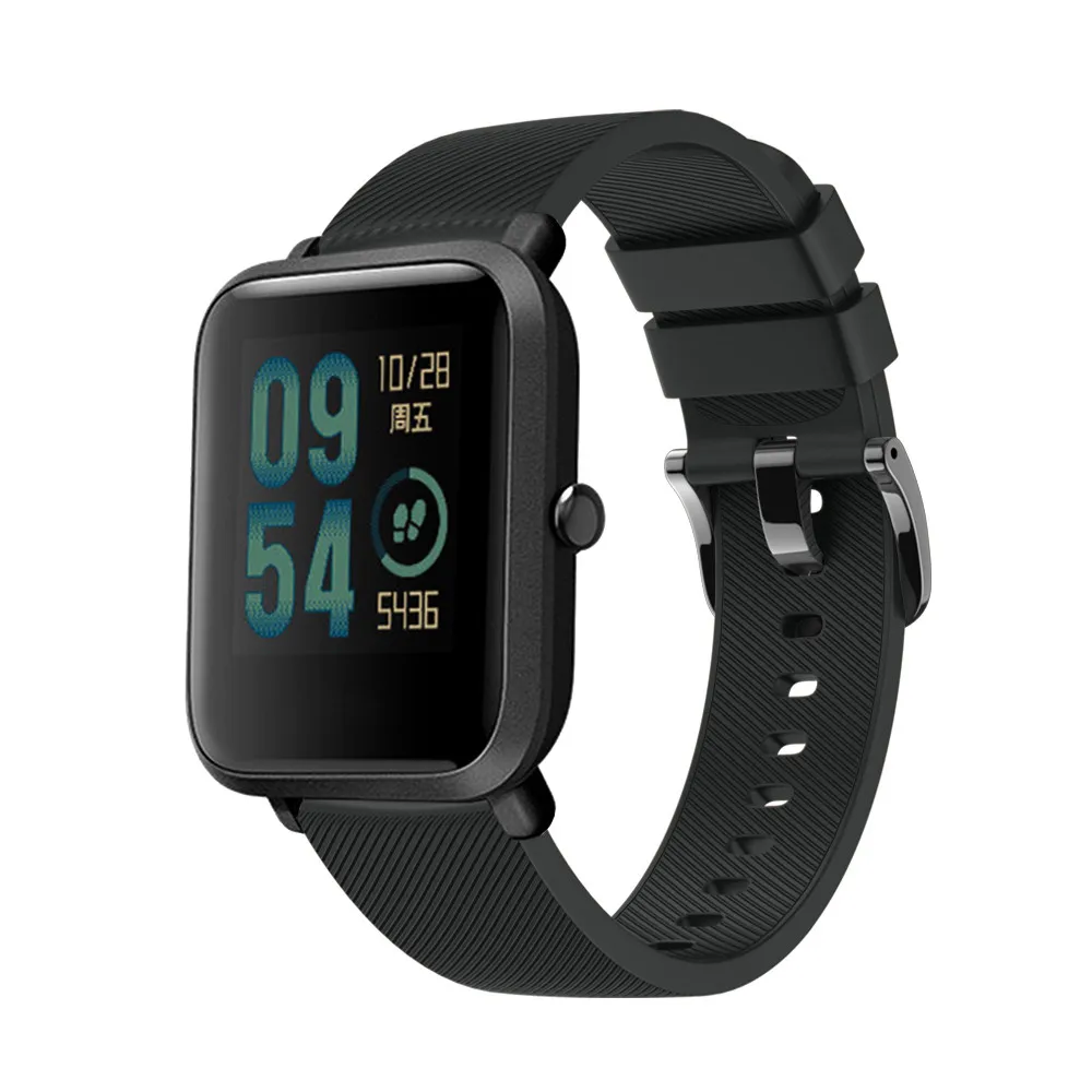 Спортивный мягкий силиконовый Аксессуар Ремешок для часов Wirstband Huami Amazfit Bip