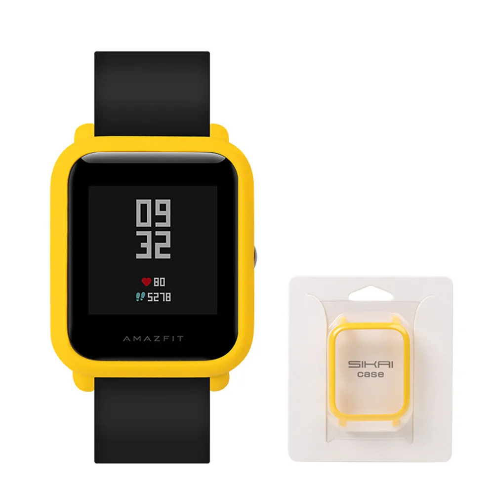 2 шт. рамка для часов Amazfit Bip Youth защитный чехол умных тонкий цветной из